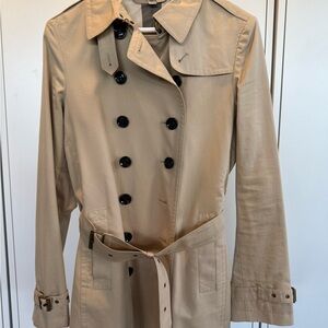 Burberry Classic Tan Double-Breasted Trench Coat